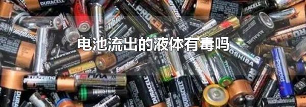 电池流出的液体有毒吗