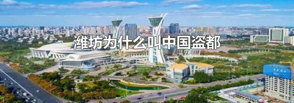潍坊为什么叫中国盗都