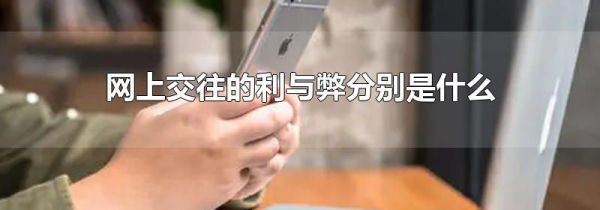 网上交往的利与弊分别是什么