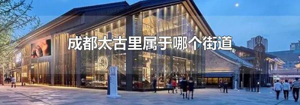 成都太古里属于哪个街道