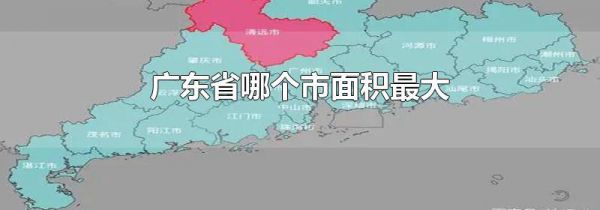 广东省哪个市面积最大