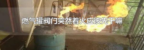 燃气罐阀门突然着火应该先干嘛