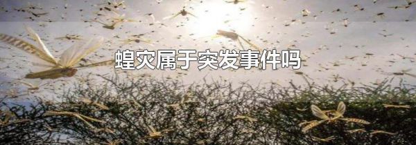 蝗灾属于突发事件吗