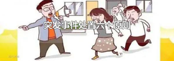 突发事件处置六个原则