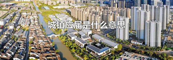 城镇应届是什么意思