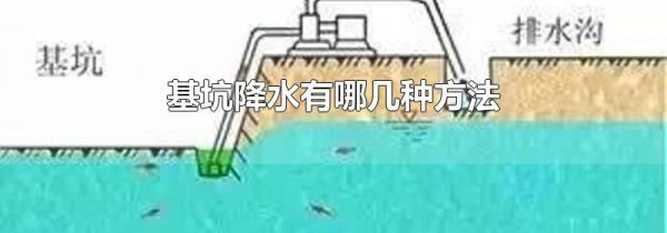 基坑降水有哪几种方法