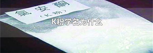 K粉学名为什么