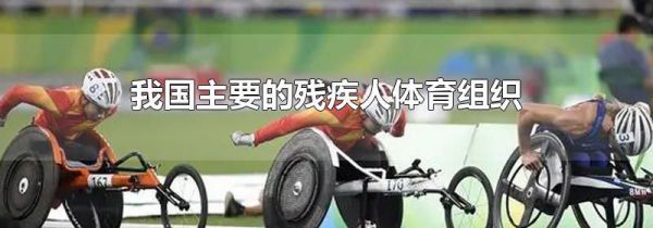 我国主要的残疾人体育组织