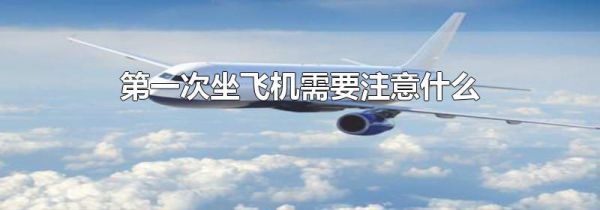 第一次坐飞机需要注意什么