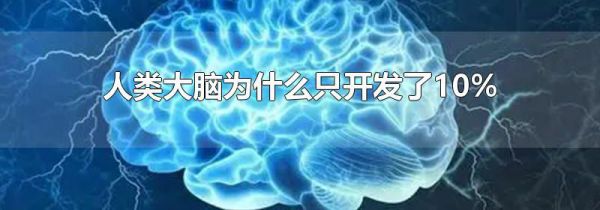 人类大脑为什么只开发了10%