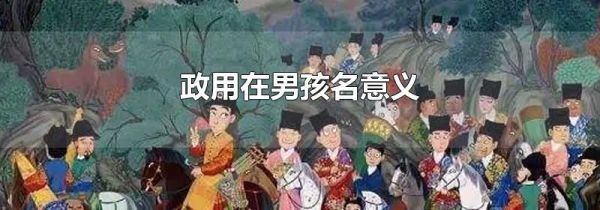 政用在男孩名意义