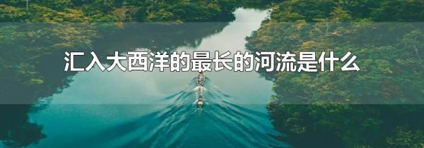汇入大西洋的最长的河流是什么