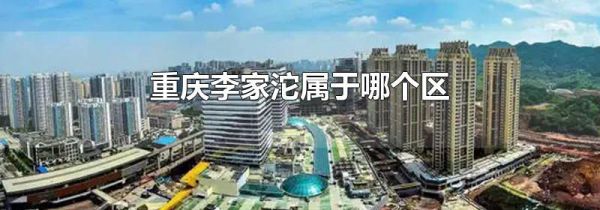重庆李家沱属于哪个区