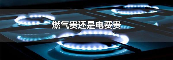 燃气贵还是电费贵