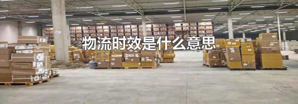 物流时效是什么意思