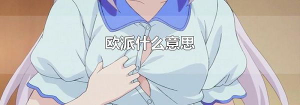 欧派什么意思