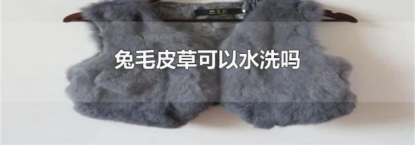 兔毛皮草可以水洗吗