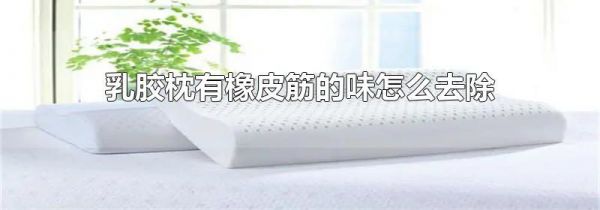 乳胶枕有橡皮筋的味怎么去除