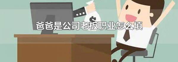 爸爸是公司老板职业怎么填