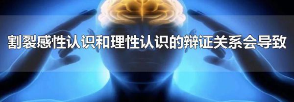 割裂感性认识和理性认识的辩证关系会导致