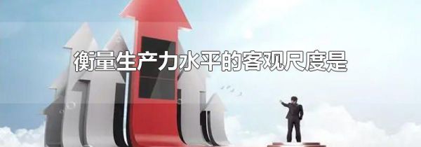 衡量生产力水平的客观尺度是