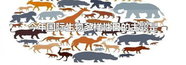 今年国际生物多样性日的主题是