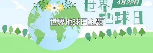 世界地球日主题
