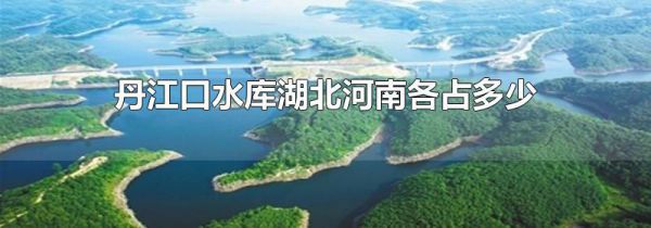 丹江口水库湖北河南各占多少