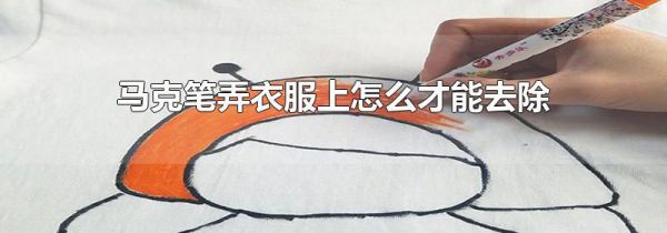 马克笔弄衣服上怎么才能去除
