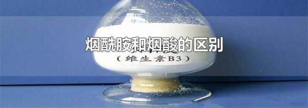 烟酰胺和烟酸的区别