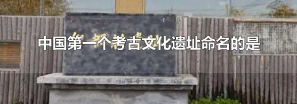 中国第一个考古文化遗址命名的是
