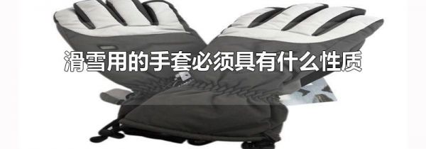 滑雪用的手套必须具有什么性质