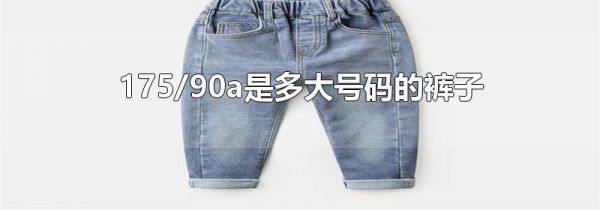 175/90a是多大号码的裤子