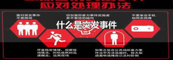 什么是突发事件