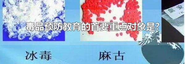 毒品预防教育的首要重点对象是?