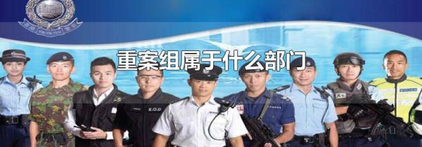 重案组属于什么部门