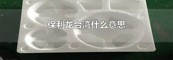 保利龙台湾什么意思