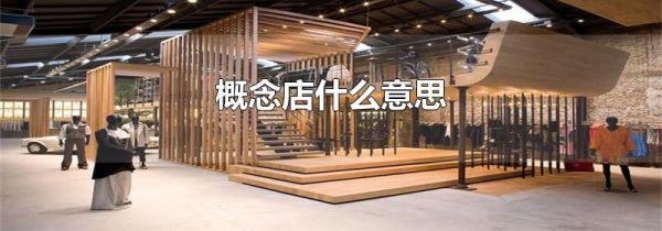 概念店什么意思