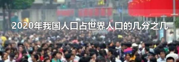 2020年我国人口占世界人口的几分之几
