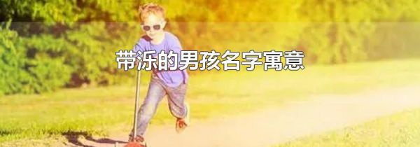 带泺的男孩名字寓意