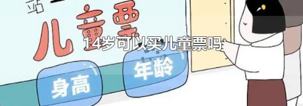14岁可以买儿童票吗