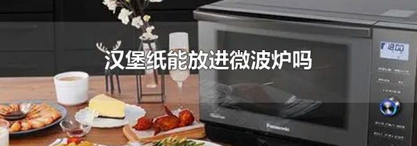 汉堡纸能放进微波炉吗