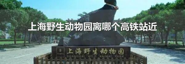 上海野生动物园离哪个高铁站近