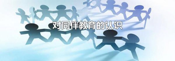 对同伴教育的认识