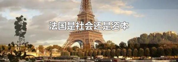 法国是社会还是资本