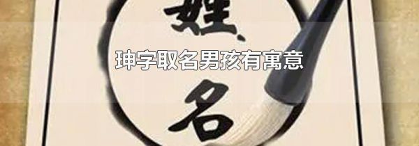 珅字取名男孩有寓意
