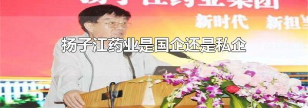 扬子江药业是国企还是私企