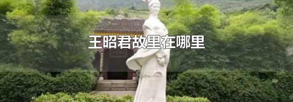 王昭君故里在哪里