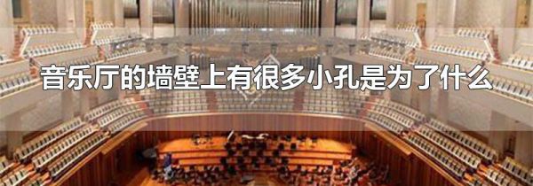 音乐厅的墙壁上有很多小孔是为了什么