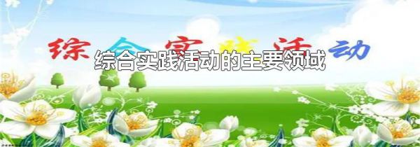 综合实践活动的主要领域